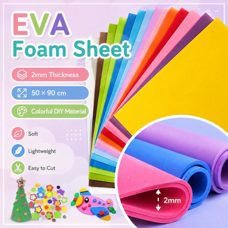 2mm EVA Foam Sheets, Colorful  - Cosplay Props Eva Foam ulasan dan harga