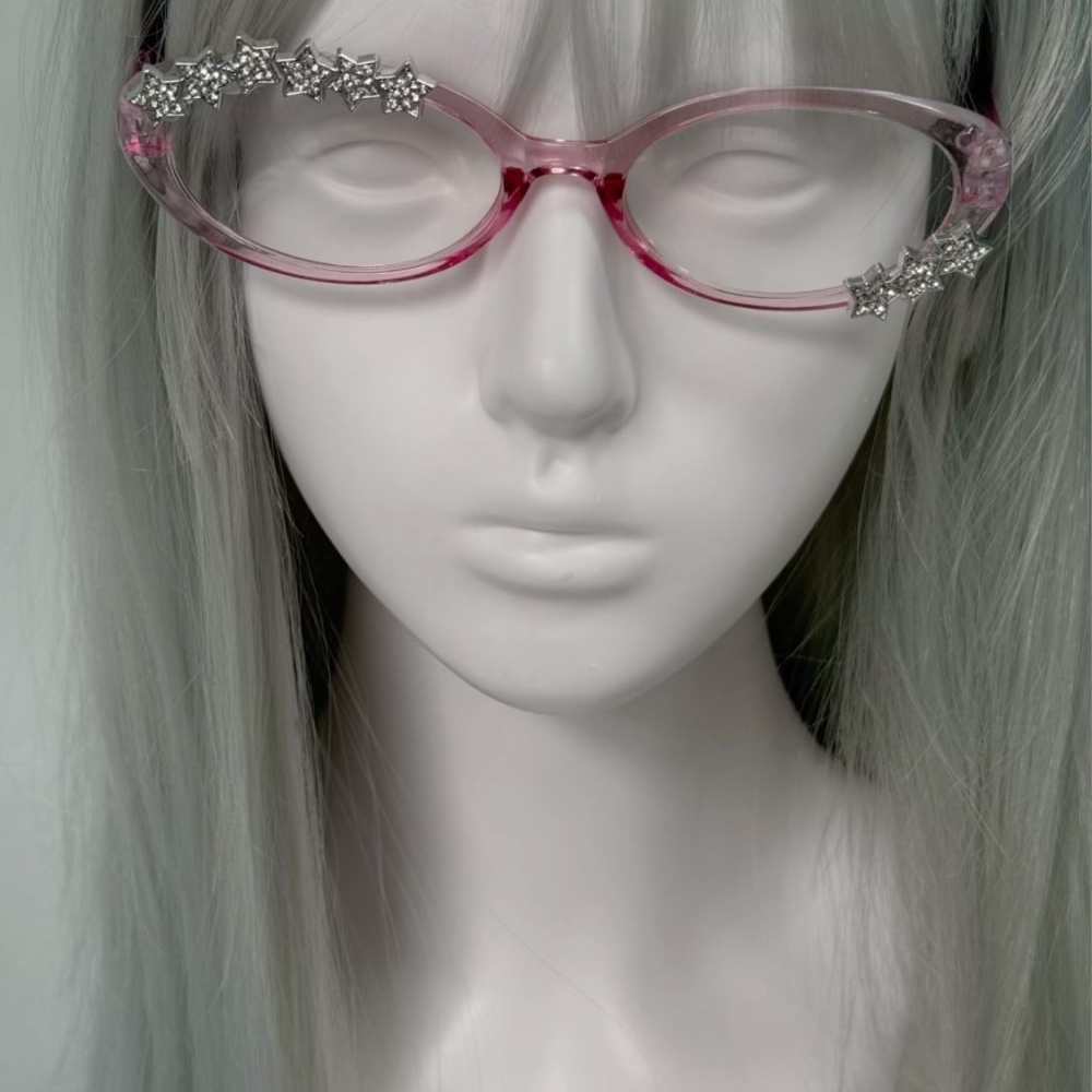 Y2K Star Rhinestone Cat Eye De - Cosplay Floating Prop ulasan dan harga