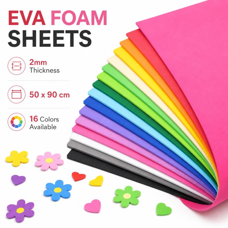 2pcs EVA Foam Sheets, Colorful - Cosplay Props Eva Foam ulasan dan harga