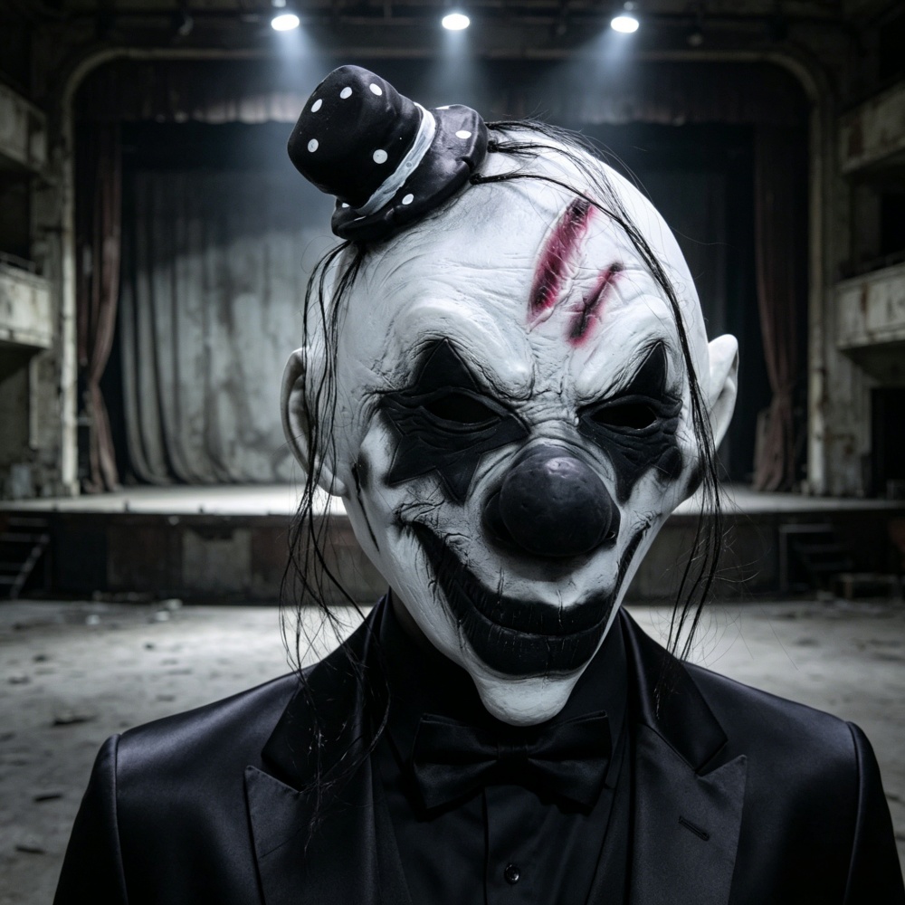 Evil Clown Mask Horror Demon F - Briar Cosplay Prop ulasan dan harga