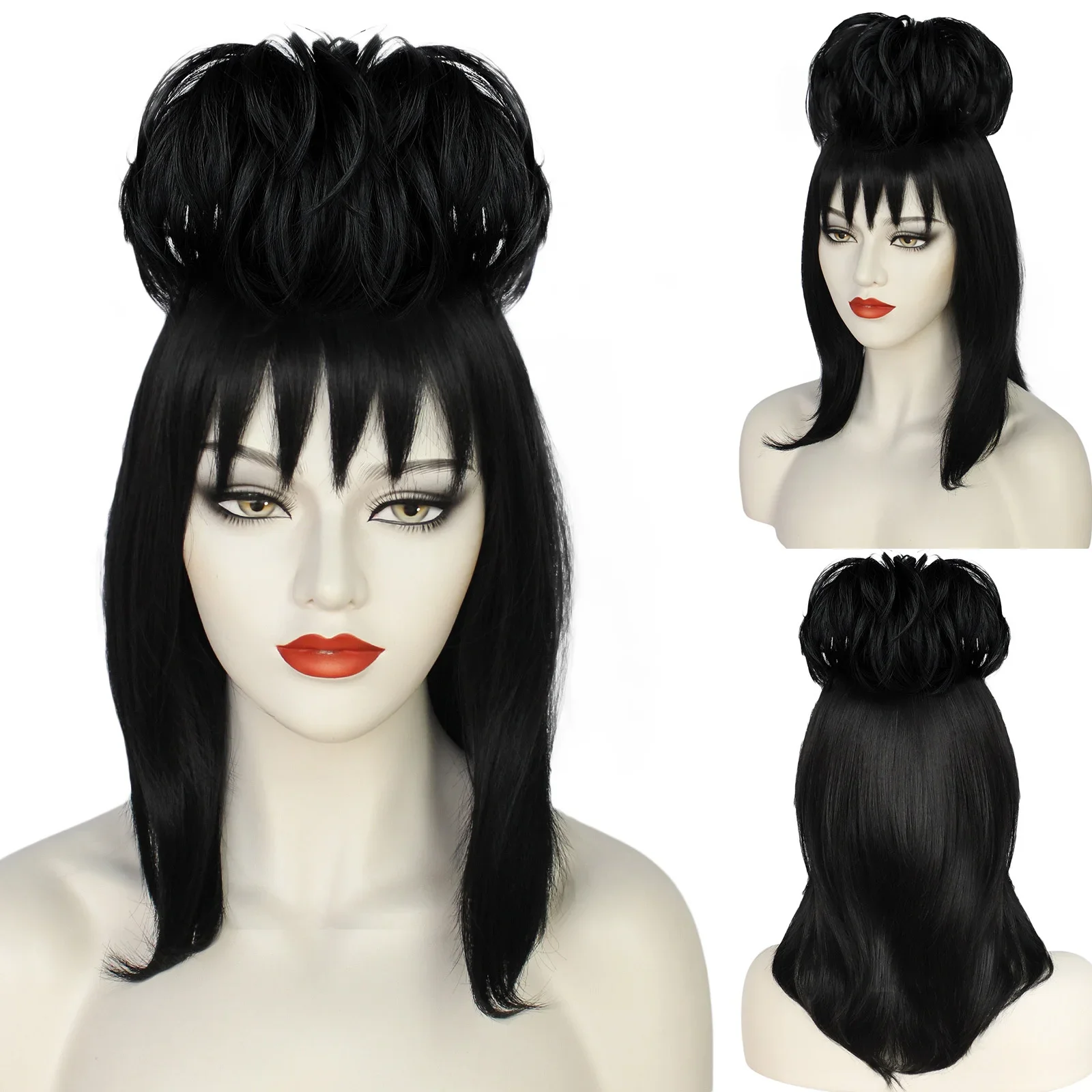 Lydia Deetz Cosplay Wig Bride  - Cosplay Floating Prop ulasan dan harga