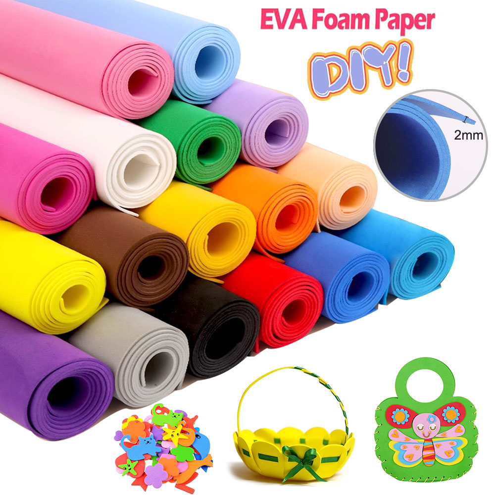 Thick 2mm Colorful EVA Foam Sh - Cosplay Props Eva Foam ulasan dan harga
