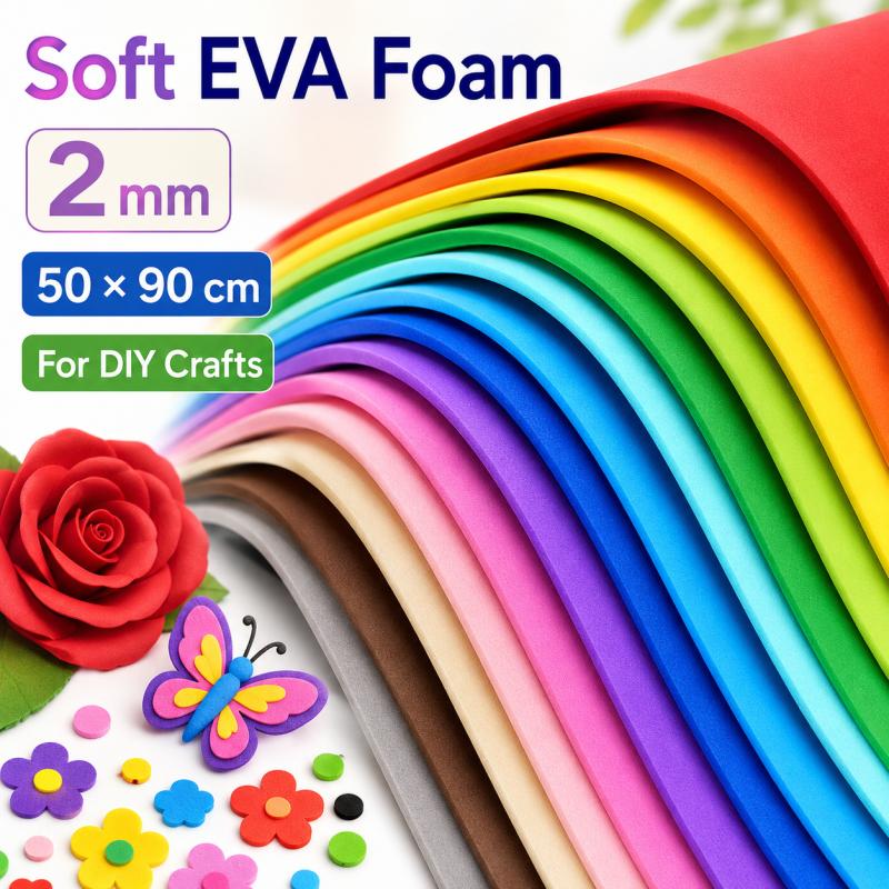 Colorful EVA Foam Sheets 2mm T - Cosplay Props Eva Foam ulasan dan harga