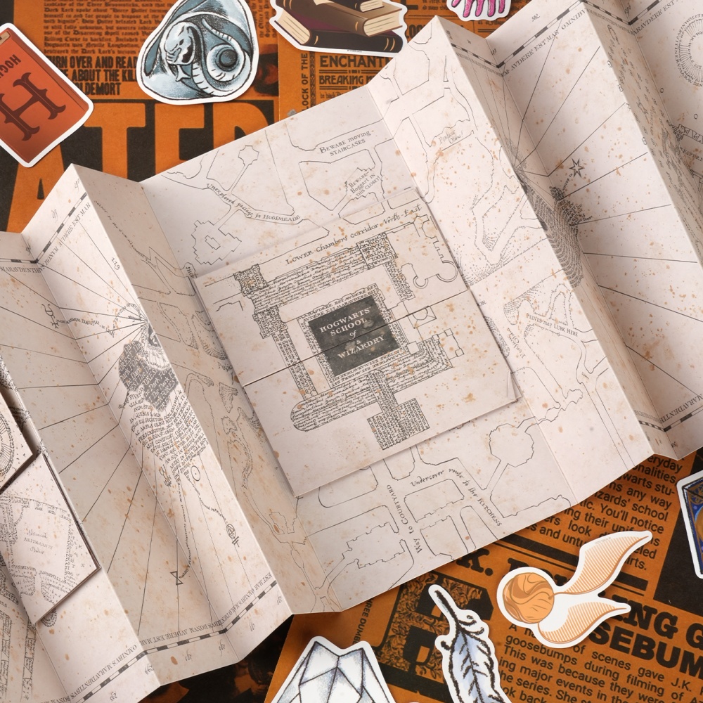 1PC Map Of The Marauder's Scho - Cosplay Prop Making ulasan dan harga